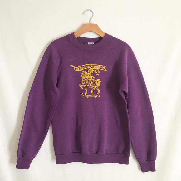 Vintage Jerzees Augustine High School Sweatshirt M - Picture 1 of 4